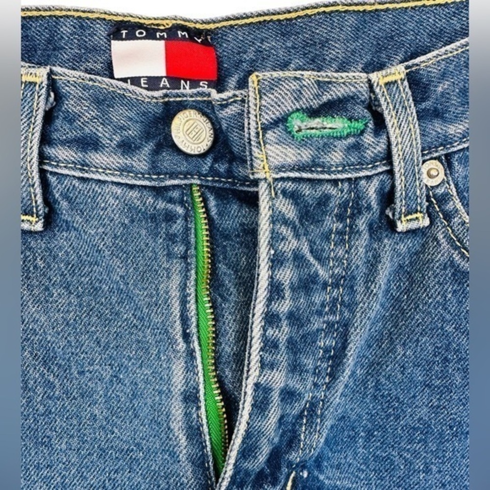 VTG Tommy‎ Hilfiger Classic Woman’s Blue Jeans 1/30 100% Cotton Made in U.S.A. - Picture 4 of 14